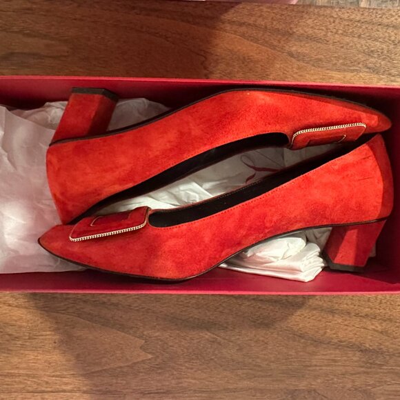 Roger Vivier "Belle Vivier" pumps with mini chain detail, excellent condition - Picture 3 of 5